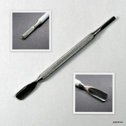 Chiureta din otel inoxidabil cu doua capete #143018 Ustensile Instrumentar unghii